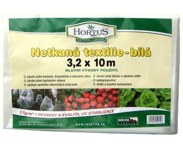 NT 3,2x10m UV 17 bílá / Hortus
