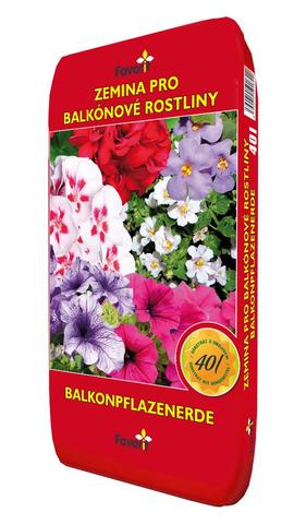 Zemina pro balkónové květiny 40 l / Výhodná