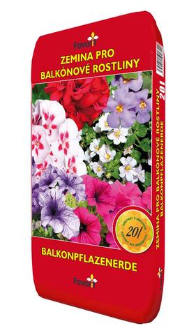 Zemina pro balkónové květiny 20 l / Výhodná