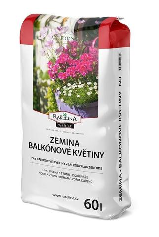 Zemina pro balkónové květiny 60 l / Výhodná