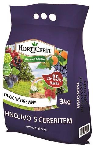 Hnojivo pro ovocné dřeviny 3kg / HortiCerit